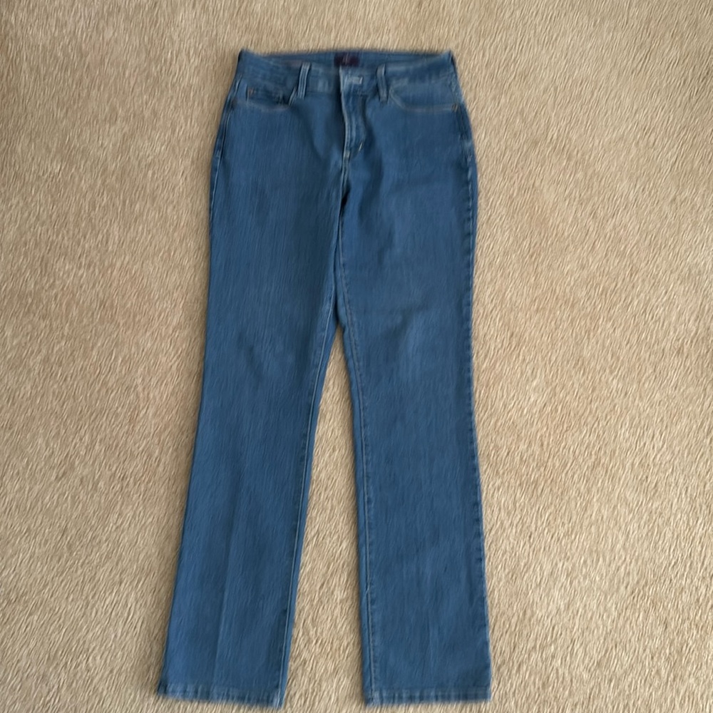 NYDJ Marylin Straight size 6 Blue Jeans